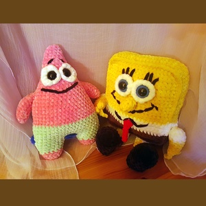 Spongyabob barátja, Patrik a pihe-puha játszótárs - játék & sport - plüssállat & játékfigura - más figura - Meska.hu