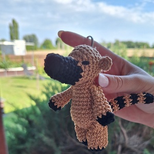 Ormányosmedve kulcstartó  -  - Meska.hu