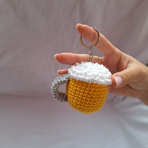 Sörös korsó kulcstartó  - Meska.hu