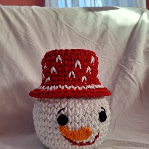 Horgolt Hóember bármitartó  -  - Meska.hu Horgolt Hóember bármitartó  -  - Meska.hu