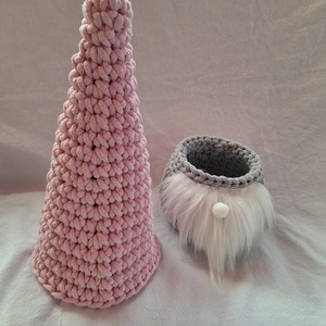 Horgolt manó  - játék & sport - plüssállat & játékfigura - manó - Meska.hu