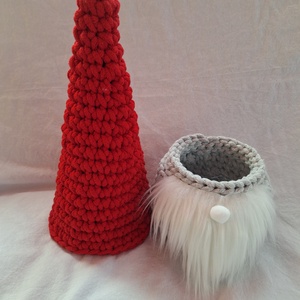 Horgolt manó  - játék & sport - plüssállat & játékfigura - manó - Meska.hu