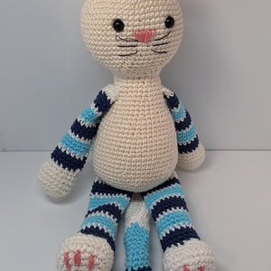 Horgolt cica , Játék & Sport, Plüssállat & Játékfigura, Cica, , MESKA