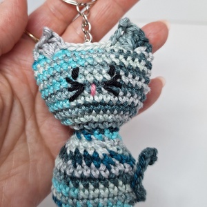 Csíkos cica , Táska & Tok, Kulcstartó & Táskadísz, Kulcstartó, , MESKA