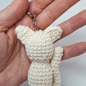 Horgolt cica kulcstartó , Táska & Tok, Kulcstartó & Táskadísz, Kulcstartó, , MESKA