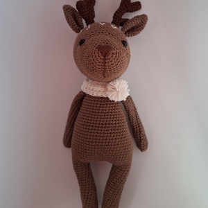 Horgolt szarvas , Karácsony, Karácsonyi lakásdekoráció, Karácsonyi lakásdíszek, , MESKA