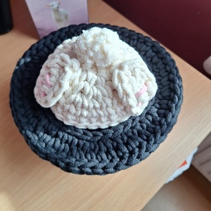 Cilinderes nyuszi  - Meska.hu