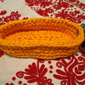 Sárgarépa alakú kínáló-kosár - ünnepi díszek, dekorációk - húsvéti díszek és dekorációk - húsvéti asztaldíszek - Meska.hu