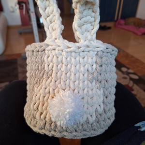 Nyuszi kosár , Ünnepi díszek, dekorációk, Húsvéti díszek és dekorációk, Húsvéti kosár, , MESKA