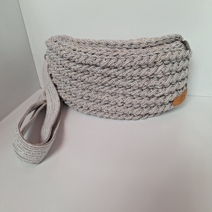 Horgolt crossbody táska , Táska & Tok, Kézitáska & válltáska, Alkalmi táska, Csomózás, Horgolás, MESKA
