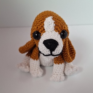 Horgolt bigli  - játék & sport - plüssállat & játékfigura - kutya - Meska.hu