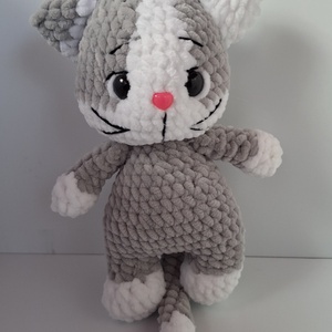 Horgolt cica  - játék & sport - plüssállat & játékfigura - cica - Meska.hu