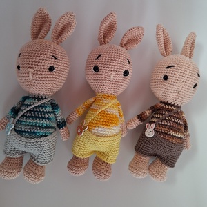 Horgolt nyuszi  - Meska.hu