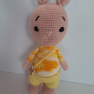 Horgolt nyuszi  - játék & sport - plüssállat & játékfigura - nyuszi - Meska.hu