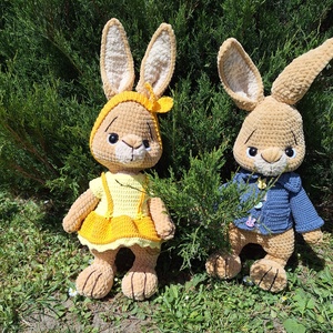 Nyúl Péter hugicája - játék & sport - baba & babaház - öltöztethető baba - Meska.hu