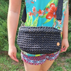 Horgolt crossbody táska  - Meska.hu