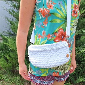 Horgolt crossbody táska  - Meska.hu