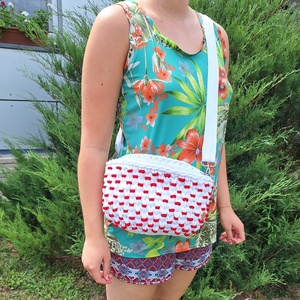 Horgolt crossbody táska  - Meska.hu