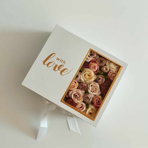 Gyertyás virágbox - kicsi - otthon & életmód - gyertya, illat, aroma - gyertya - Meska.hu