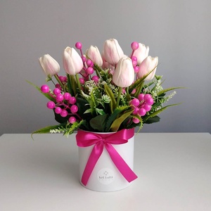 Tulipános virágbox  - otthon & életmód - dekoráció - virágdísz és tartó - virágbox, virágdoboz - Meska.hu