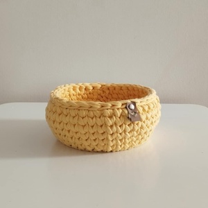 Horgolt tároló gyerekszobába - otthon & életmód - babaszoba, gyerekszoba - játéktároló - Meska.hu