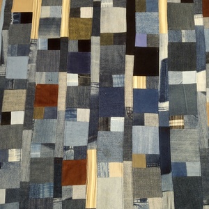 Patchwork szőnyeg/belépő/futó farmerből - otthon & életmód - lakástextil - szőnyeg - más típusú szőnyeg - Meska.hu