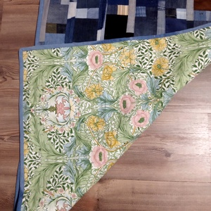 Patchwork szőnyeg/belépő/futó farmerből - otthon & életmód - lakástextil - szőnyeg - más típusú szőnyeg - Meska.hu