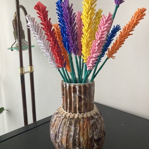 Dekupázs tecnikával készített váza, Otthon & Életmód, Dekoráció, Virágdísz és tartó, Virágtartó, Mindenmás, Decoupage, transzfer és szalvétatechnika, MESKA