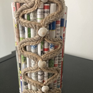 Dekoratív, egyedi váza - otthon & életmód - dekoráció - virágdísz és tartó - virágtartó - Meska.hu