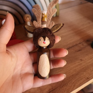 Karácsonyi peg doll szett  - játék & sport - plüssállat & játékfigura - ember - Meska.hu