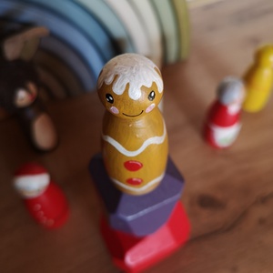 Karácsonyi peg doll szett  - játék & sport - plüssállat & játékfigura - ember - Meska.hu