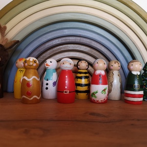 Peg doll méhecske  - játék & sport - plüssállat & játékfigura - más figura - Meska.hu