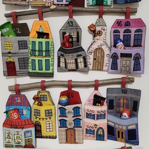 Örök adventi naptár  - karácsony - adventi díszek - adventi naptár - Meska.hu