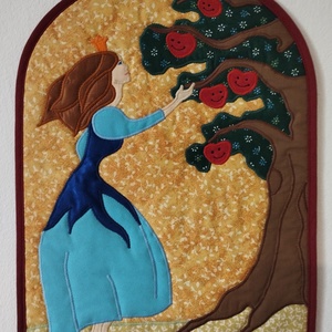 Királylányos falikép - Meska.hu