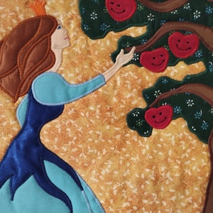 Királylányos falikép - otthon & életmód - babaszoba, gyerekszoba - babaszoba kép - Meska.hu