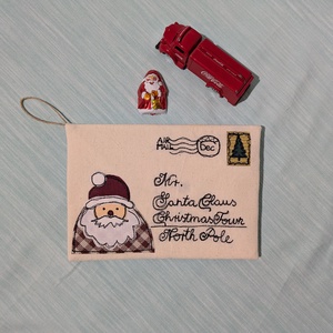 Mikulás boríték  - karácsony - mikulás - mikulás beltéri dekoráció - Meska.hu