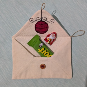 Mikulás boríték  - karácsony - mikulás - mikulás beltéri dekoráció - Meska.hu