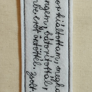 Patchwork könyvjelző bibliai igével  - könyv & zene - könyvjelző - Meska.hu