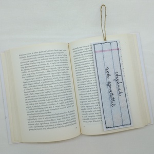 Textil könyvjelző anyák napi felirattal  - könyv & zene - könyvjelző - Meska.hu