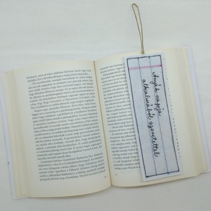 Textil könyvjelző anyák napi felirattal  - könyv & zene - könyvjelző - Meska.hu