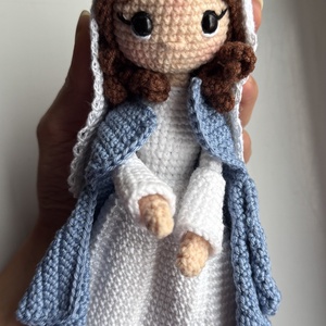 Szűz Mária és a kis Jézus � horgolt amigurumi baba - karácsony - karácsonyi lakásdekoráció - karácsonyi manók, figurák - Meska.hu