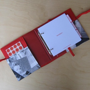 Marilyn kézimunka füzet - piros -  - Meska.hu