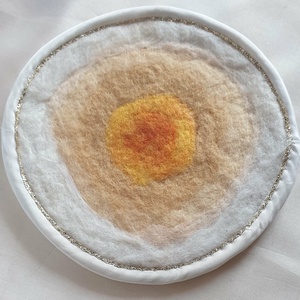 Bőség - kézzel készült nemez poháralátét - otthon & életmód - konyhafelszerelés, tálalás - tálalás - tányér- és poháralátét - Meska.hu