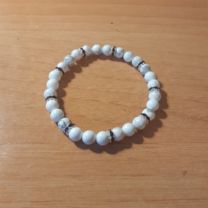 Howlit 6 mm, Ékszer, Karkötő, Gyöngyös karkötő, , MESKA