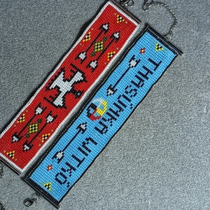 Indián karkotok, Ékszer, Karkötő, Gyöngyös karkötő, Gyöngyfűzés, gyöngyhímzés, MESKA