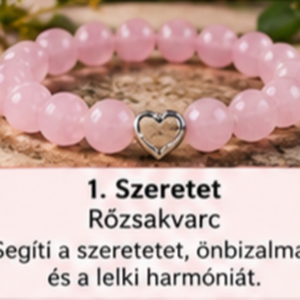  1. Szeretet � Rózsakvarc - Meska.hu