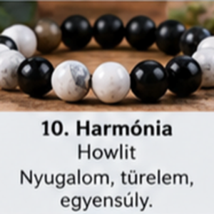 ? 10. Harmónia � Howlit, Ékszer, Karkötő, Ásványkarkötő, , MESKA