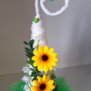 Sárga margarétás tavasz manó - otthon & életmód - dekoráció - manók - Meska.hu