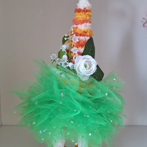 Gyöngyvirágos manó - Meska.hu