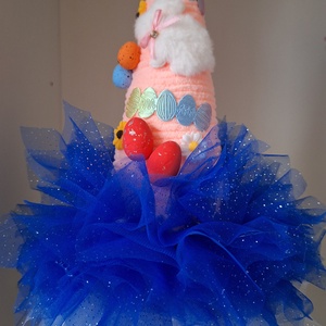 Húsvéti kék Manó  - otthon & életmód - dekoráció - manók - Meska.hu